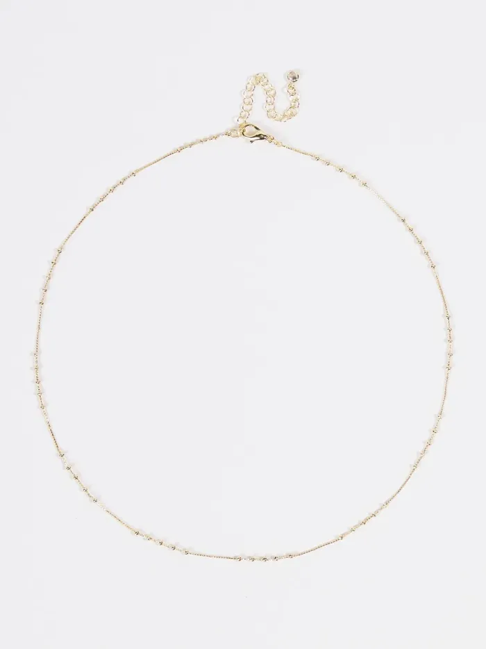 Women Dainty Ball Chain Necklace Gold Altar039d State Jewelry