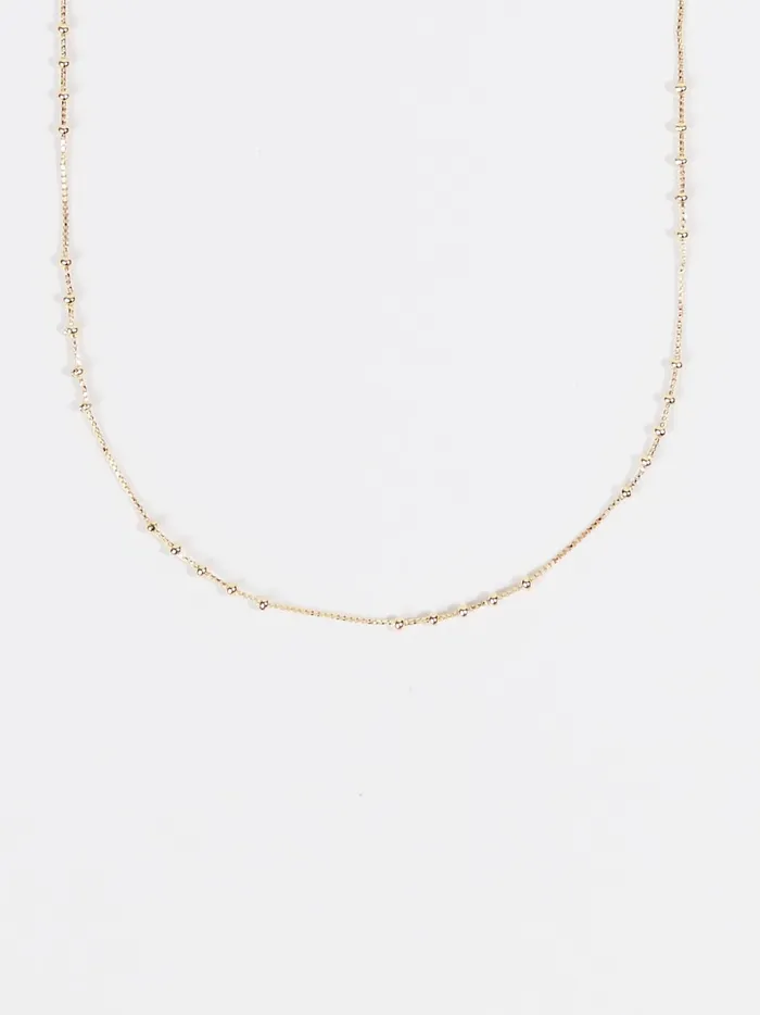 Women Dainty Ball Chain Necklace Gold Altar039d State Jewelry