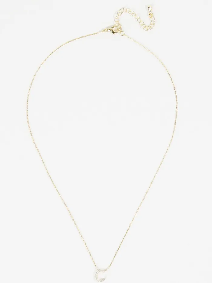Women Dainty Monogram Necklace 8211 C Gold Altar039d State Jewelry
