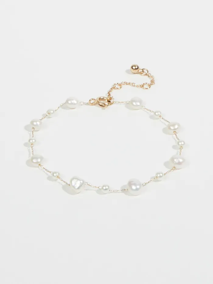 Women Dainty Pearl Chain Bracelet Pearl Altar039d State Jewelry