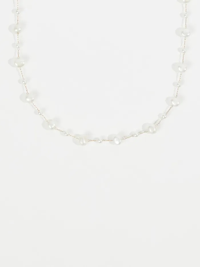 Women Dainty Pearl Stone Choker Necklace Gold Altar039d State Jewelry