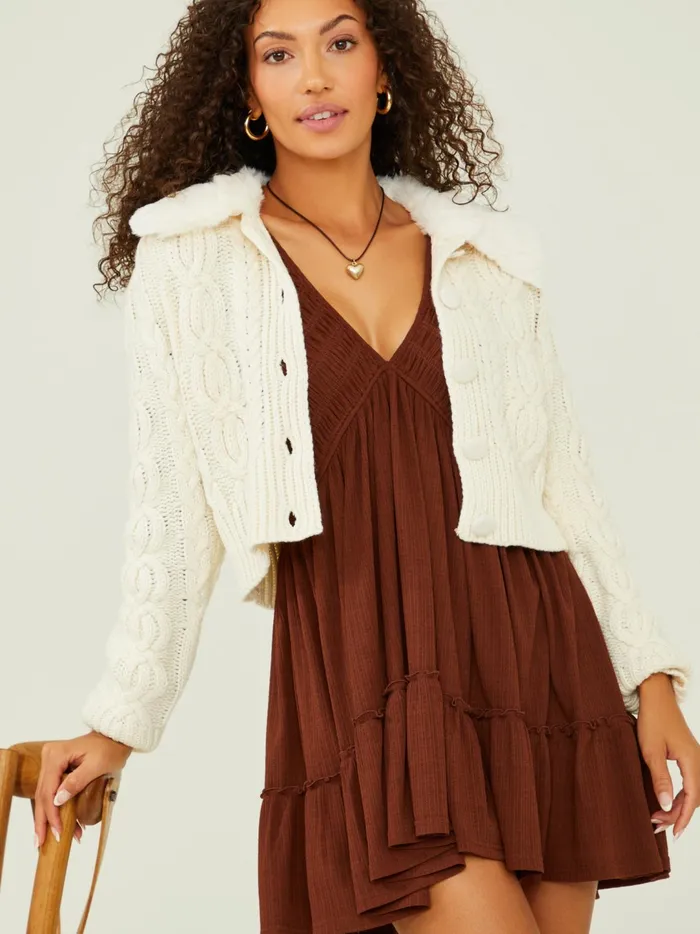 Women Dana Smocked Dress Brown Altar039d State Casual