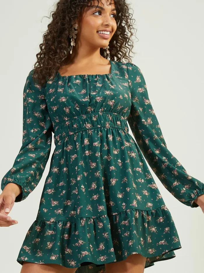 Women Danni Floral Dress Huntergreen Altar039d State Casual