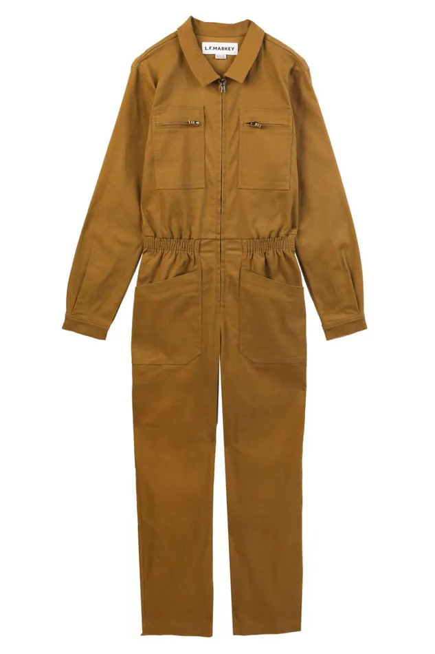 Women Danny Stretch Drill Boilersuit Chartreuse LF Markey One Pieces