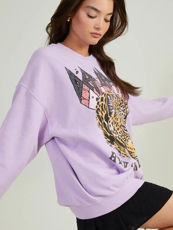 Women Def Leppard High Dry Sweatshirt Orchid Altar039d State Sweatshirts Women Def Leppard High Dry Sweatshirt Orchid Altar039d State Sweatshirts