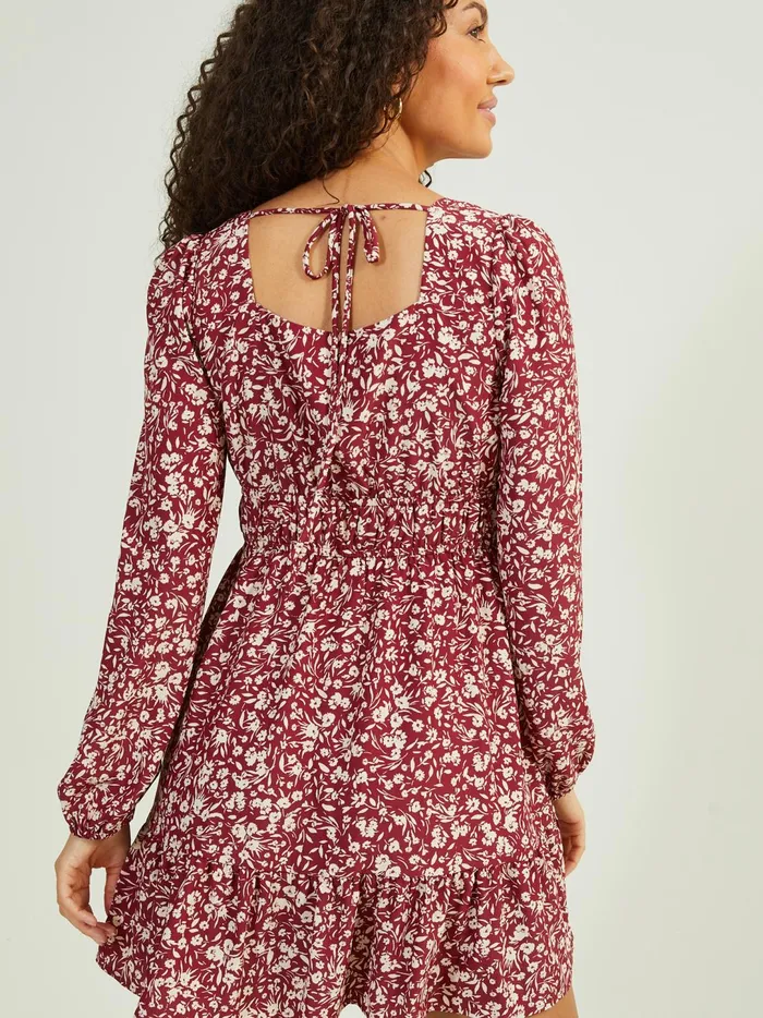 Women Denver Floral Dress Burgundy Altar039d State Casual
