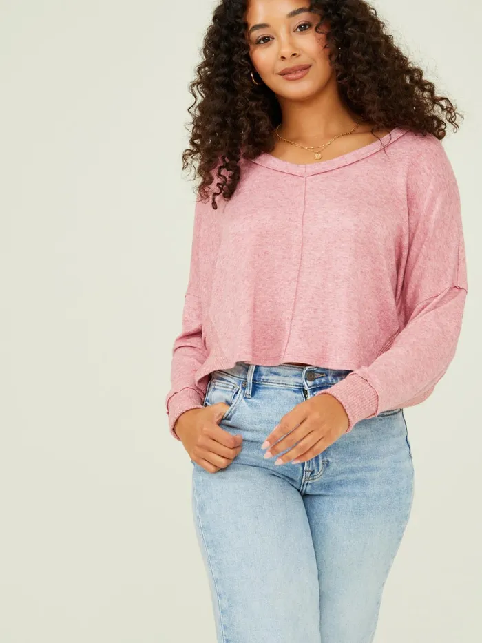 Women Eleanor Thermal Top Red Altar039d State Blouses