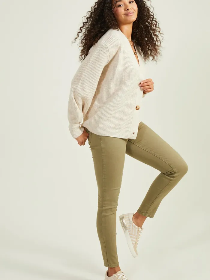 Women Ember Oversized Cardigan Heatheroatmeal Altar039d State Sweaters