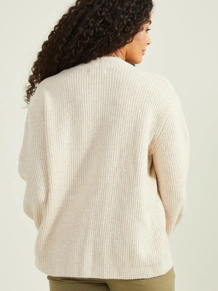 Women Ember Oversized Cardigan Heatheroatmeal Altar039d State Sweaters