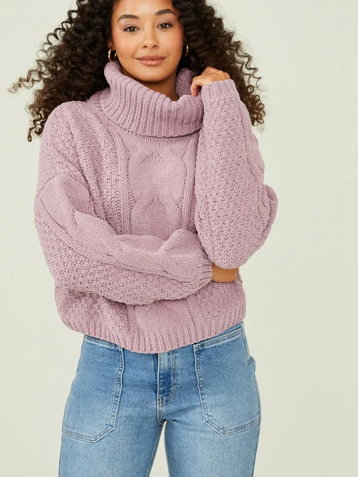 Women Emmeline Chenille Sweater Dustylavender Altar039d State Sweaters
