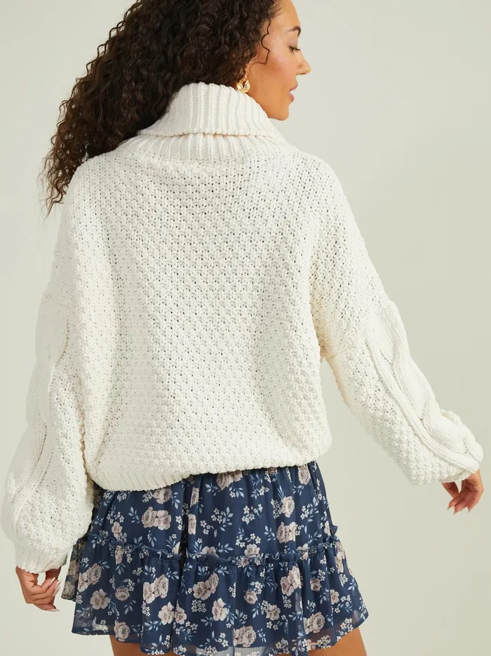 Women Emmeline Chenille Sweater Ivory Altar039d State Sweaters