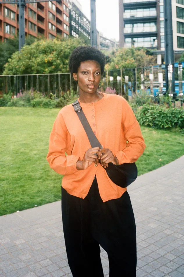 Women Eno Knit Burnt Orange LF Markey Knitwear