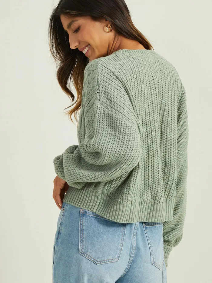Women Erin Colorblock Sweater Sagewhite Altar039d State Sweaters