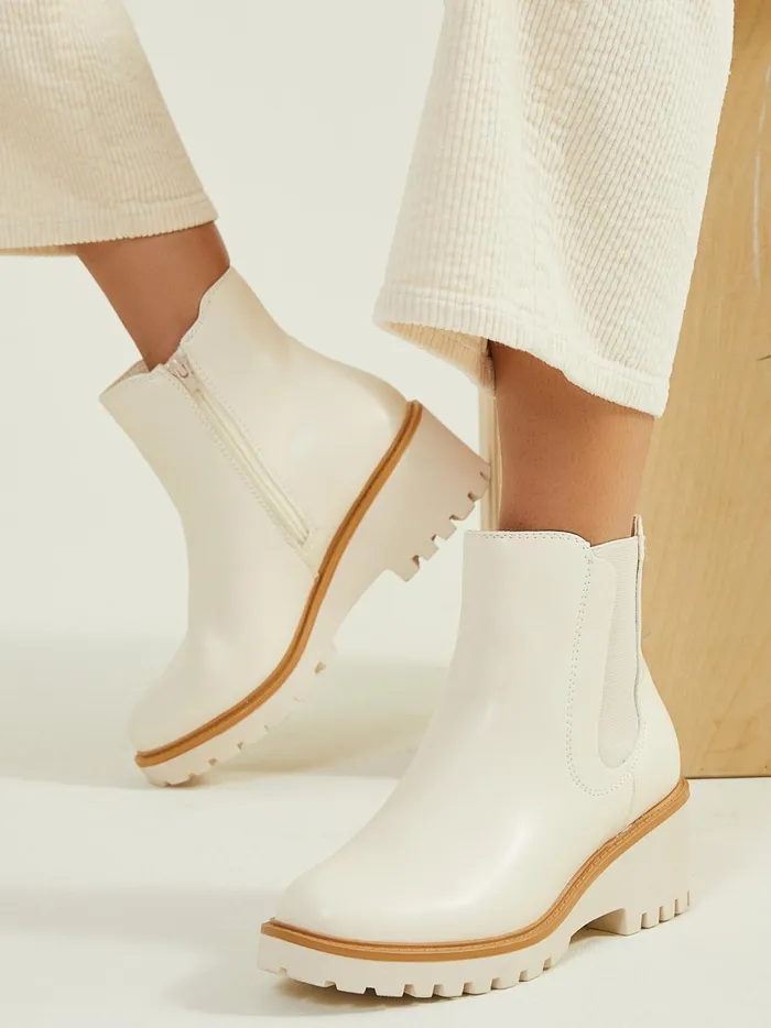 Women Ezri Wedged Boots Bone Altar039d State Boots Booties