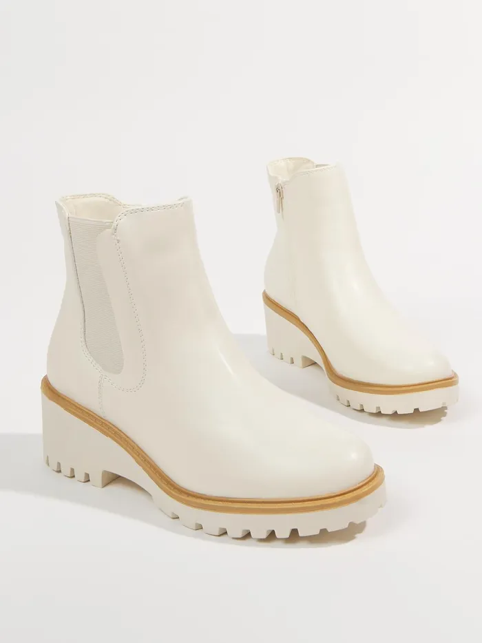 Women Ezri Wedged Boots Bone Altar039d State Boots Booties