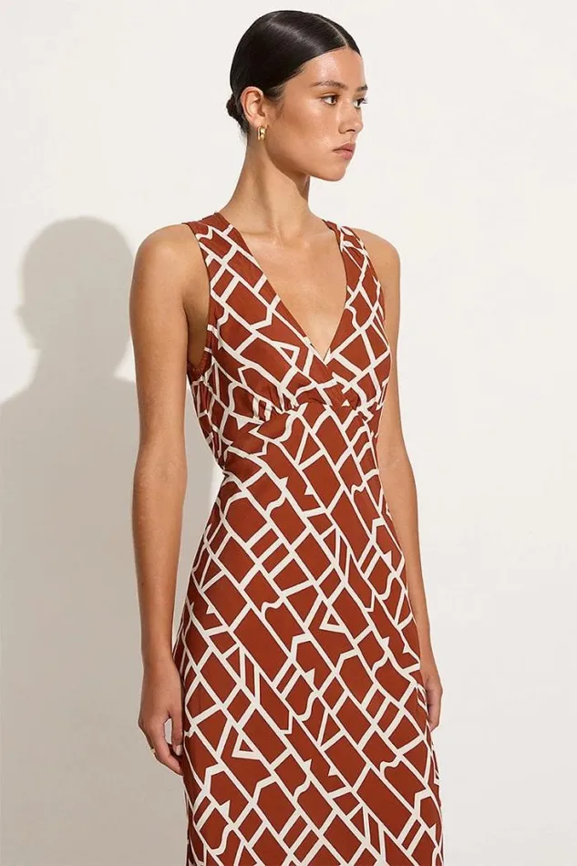 Women Faithfull The Brand Dresses Acacia Maxi Dress La Pacifica 8211 Final Sale