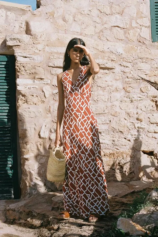 Women Faithfull The Brand Dresses Acacia Maxi Dress La Pacifica 8211 Final Sale