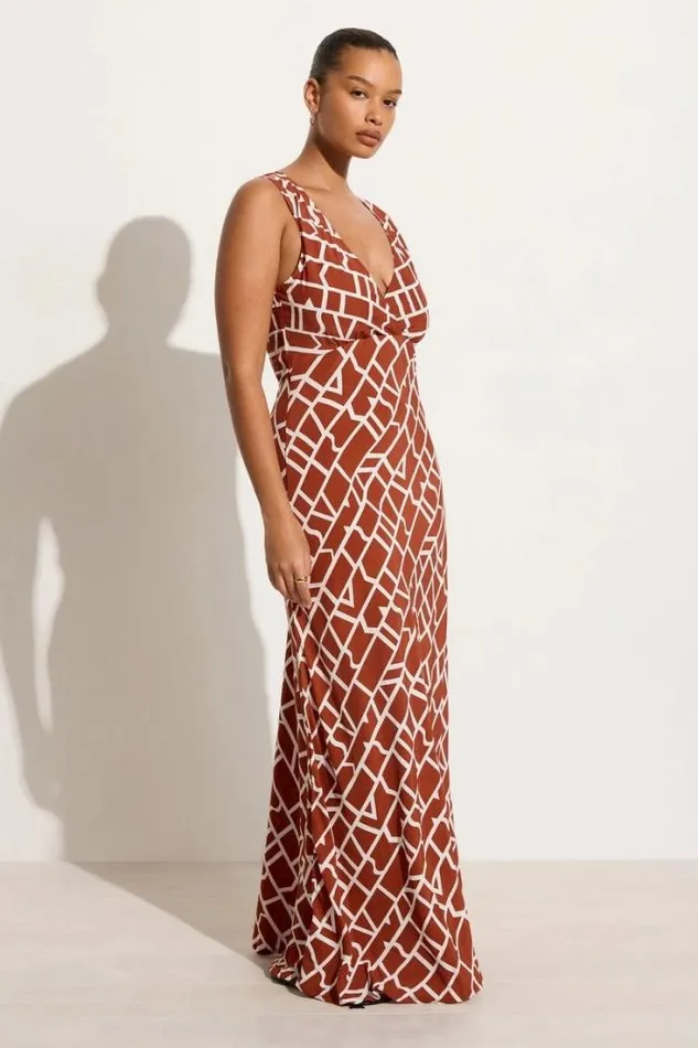 Women Faithfull The Brand Dresses Acacia Maxi Dress La Pacifica 8211 Final Sale