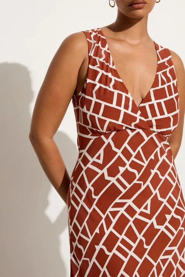 Women Faithfull The Brand Dresses Acacia Maxi Dress La Pacifica 8211 Final Sale