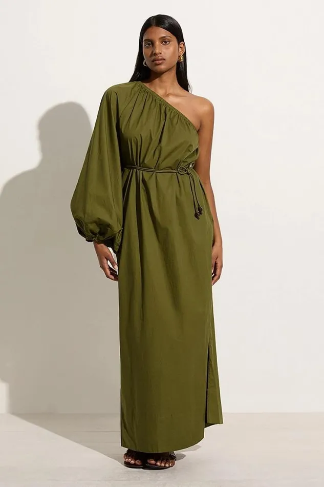 Women Faithfull The Brand Dresses Amorosa Maxi Dress Olive