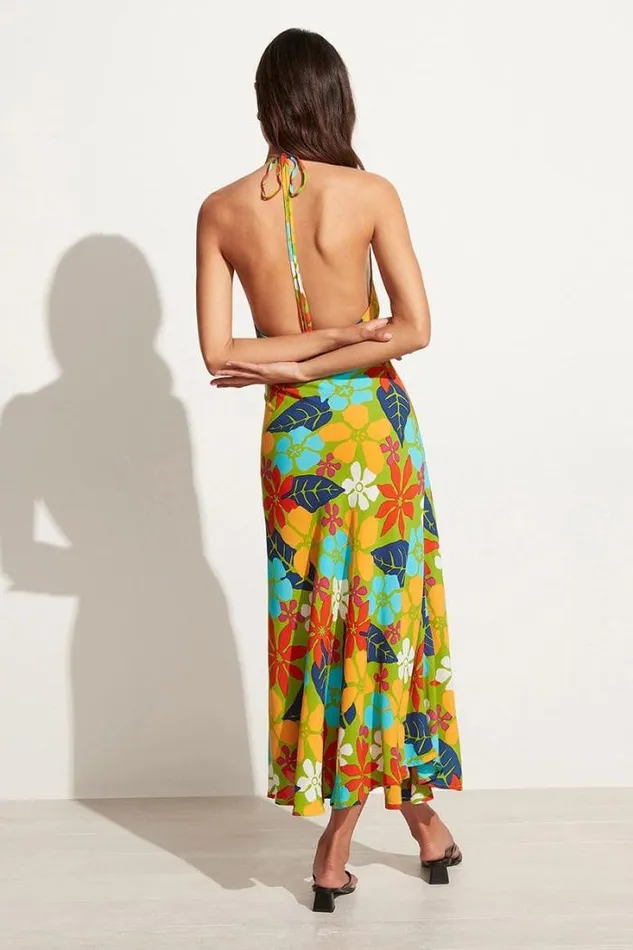 Women Faithfull The Brand Dresses Artemisia Midi Dress Costa Rei Floral Print 8211 Final Sale