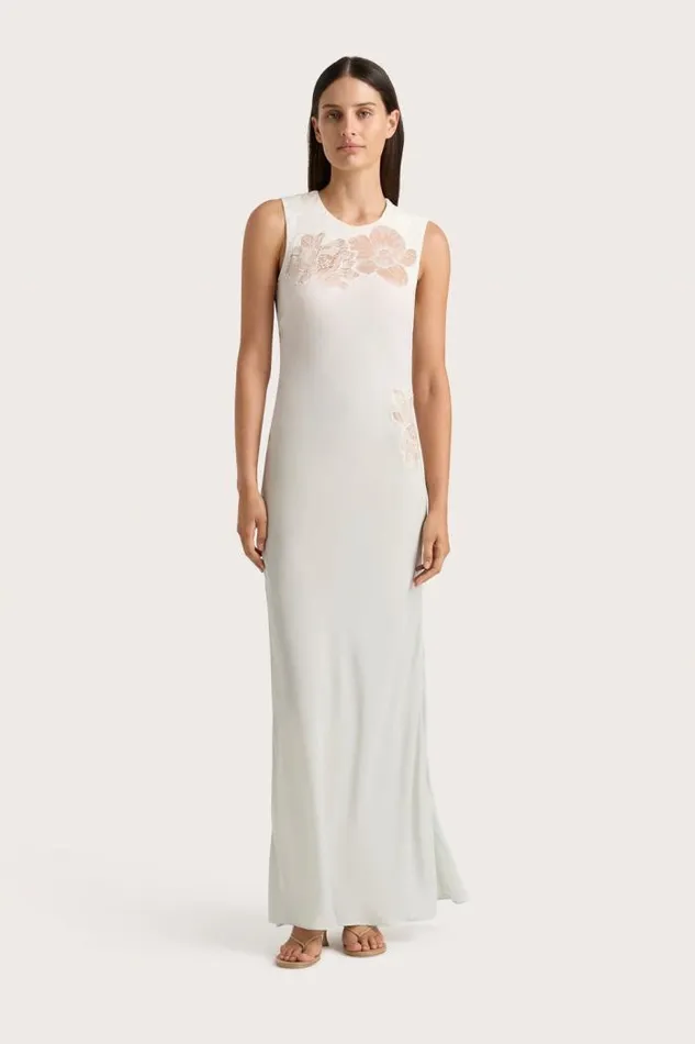 Women Faithfull The Brand Dresses Biarritz Maxi Dress Foam Ombre