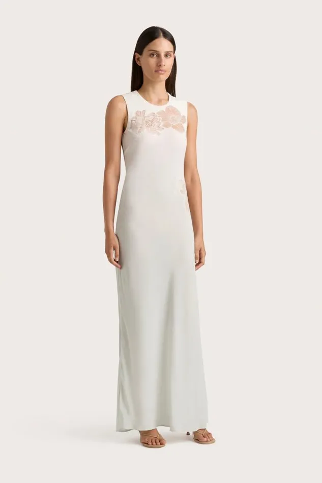 Women Faithfull The Brand Dresses Biarritz Maxi Dress Foam Ombre