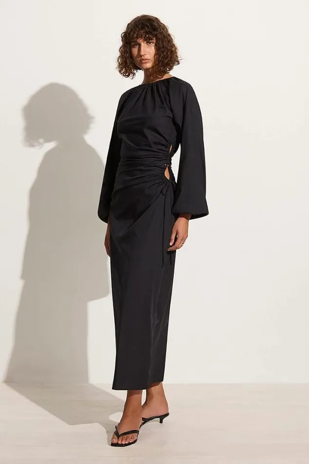 Women Faithfull The Brand Dresses De Deus Midi Dress Black