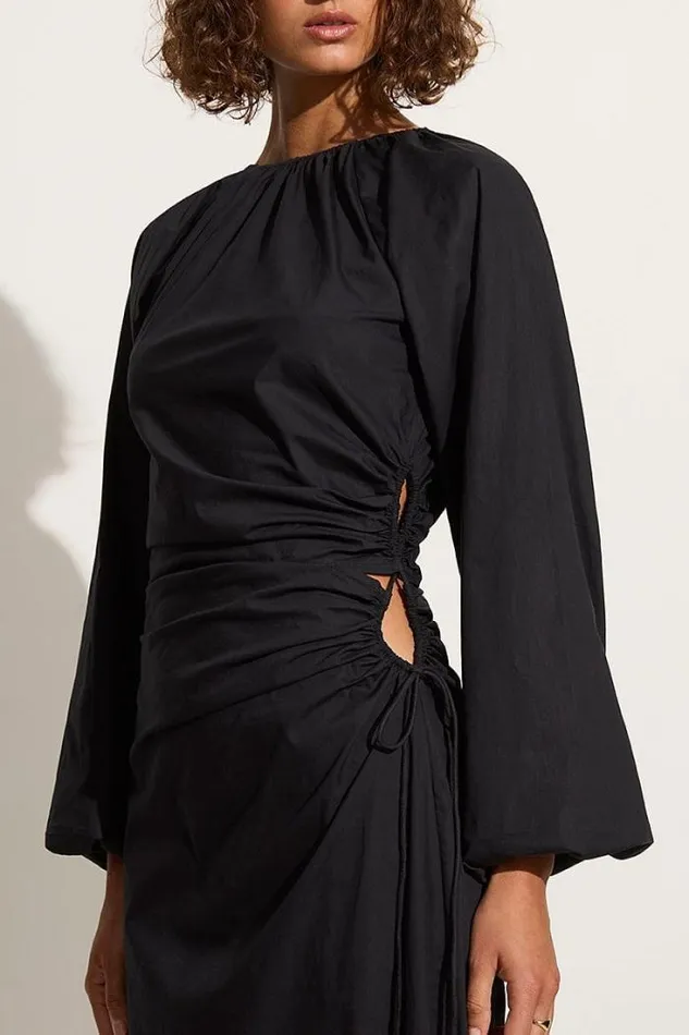 Women Faithfull The Brand Dresses De Deus Midi Dress Black
