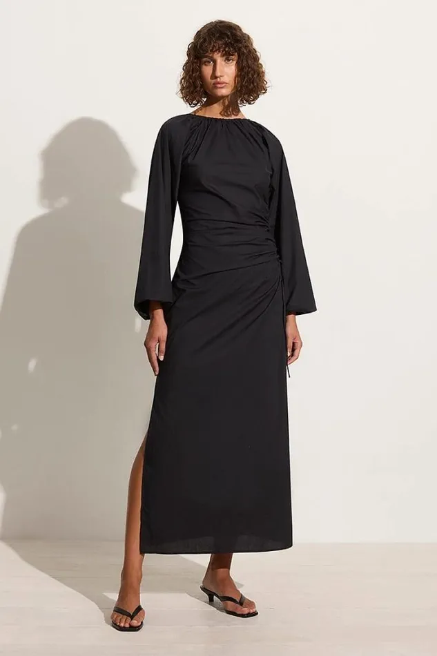 Women Faithfull The Brand Dresses De Deus Midi Dress Black