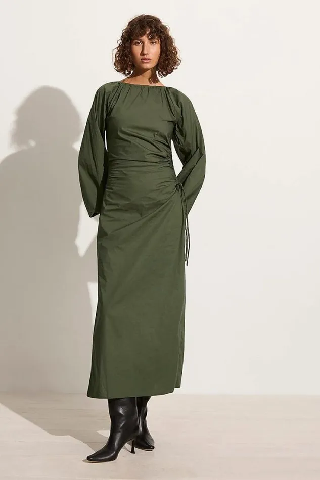 Women Faithfull The Brand Dresses De Deus Midi Dress Pine