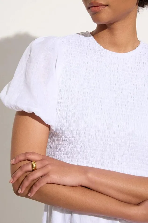 Women Faithfull The Brand Dresses Gloria Midi Dress White