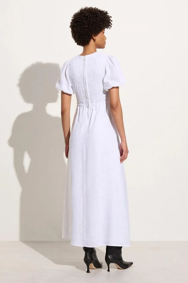 Women Faithfull The Brand Dresses Gloria Midi Dress White