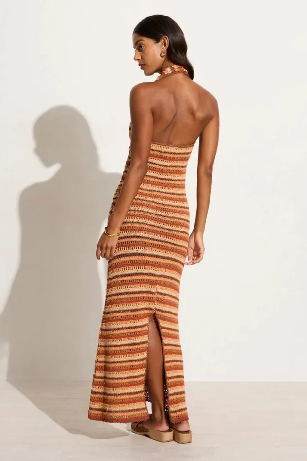 Women Faithfull The Brand Dresses Isili Crochet Maxi Dress Melon Exclusive 8211 Final Sale