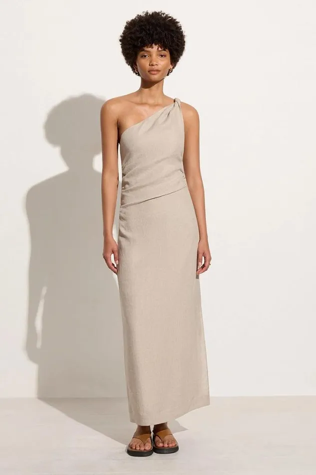 Women Faithfull The Brand Dresses Jomana Midi Dress Natural