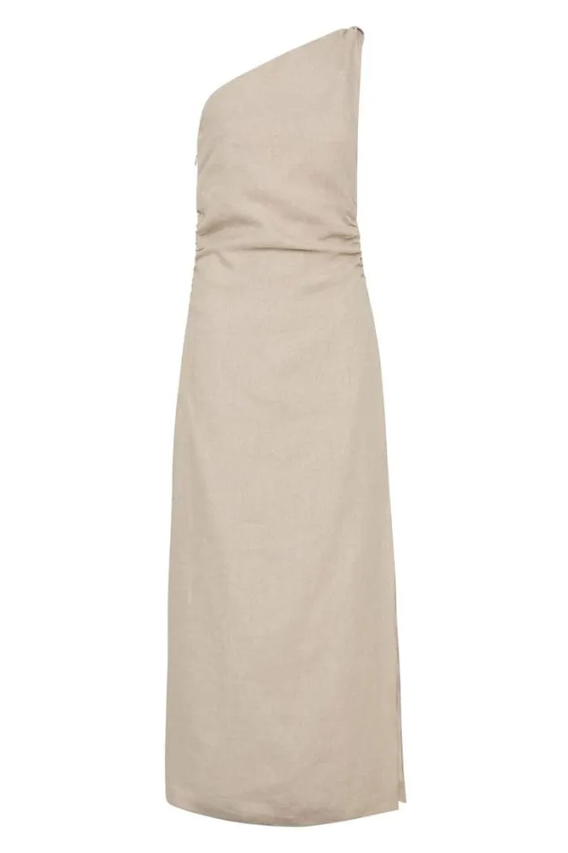 Women Faithfull The Brand Dresses Jomana Midi Dress Natural