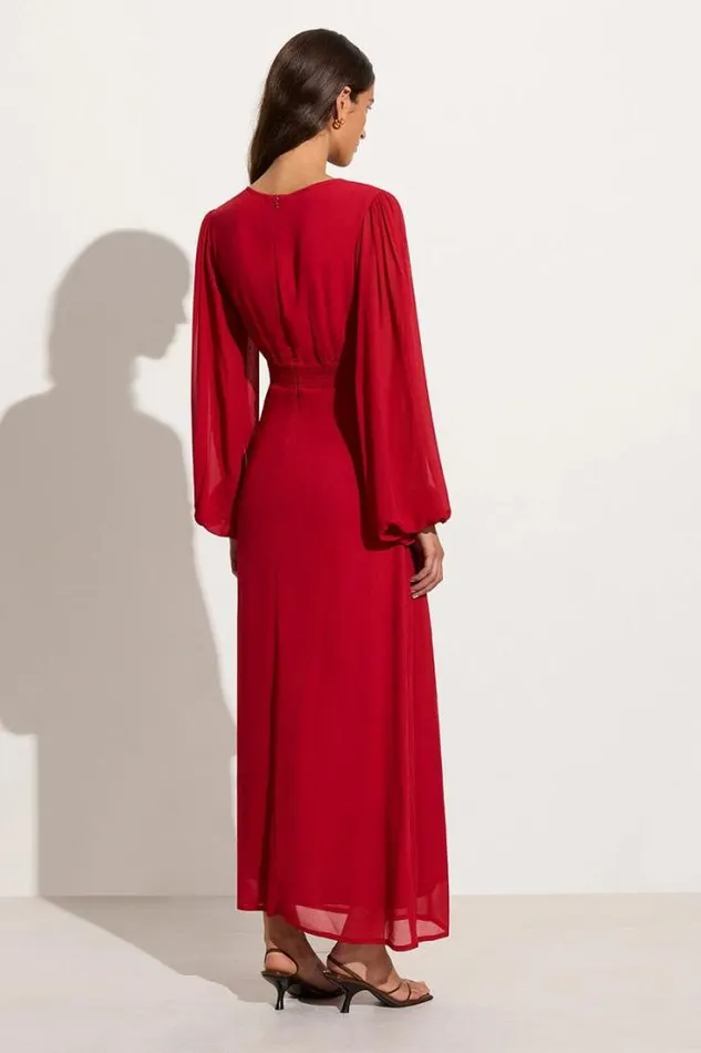 Women Faithfull The Brand Dresses Margarite Maxi Dress Ruby