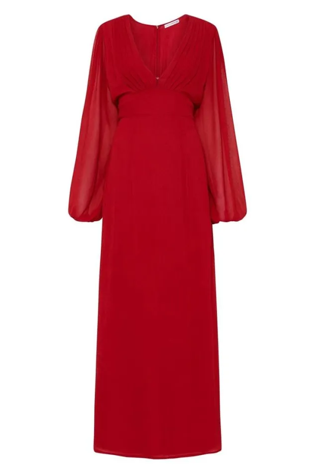 Women Faithfull The Brand Dresses Margarite Maxi Dress Ruby
