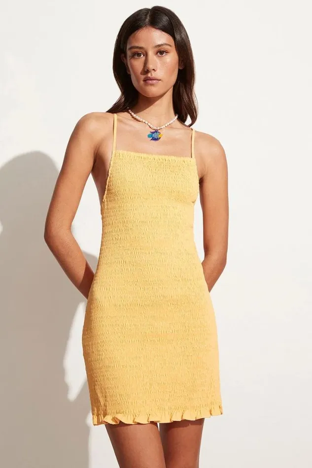 Women Faithfull The Brand Mini Dresses Alani Mini Dress Papaya 8211 Final Sale Women Faithfull The Brand Mini Dresses Alani Mini Dress Papaya 8211 Final Sale