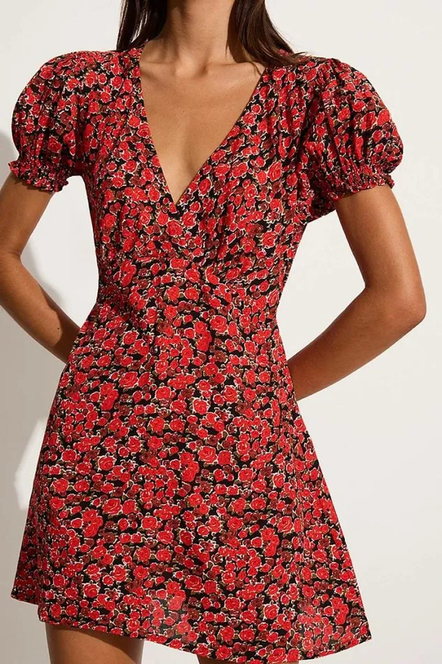 Women Faithfull The Brand Mini Dresses Albertina Mini Dress Salema Floral
