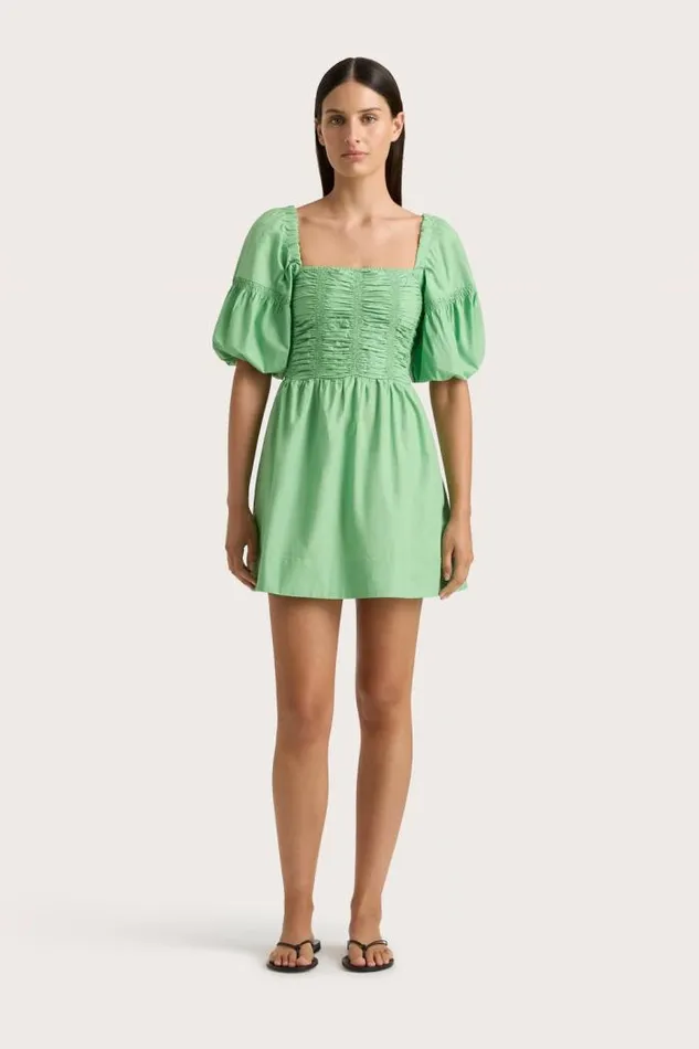 Women Faithfull The Brand Mini Dresses Belladonna Mini Dress Apple