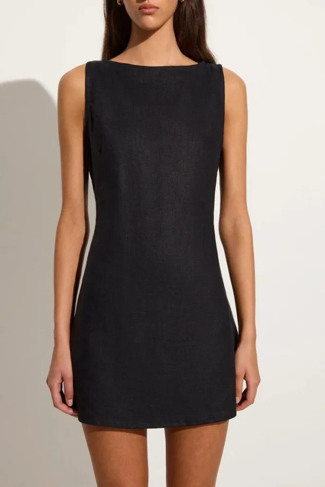 Women Faithfull The Brand Mini Dresses Lui Mini Dress Black
