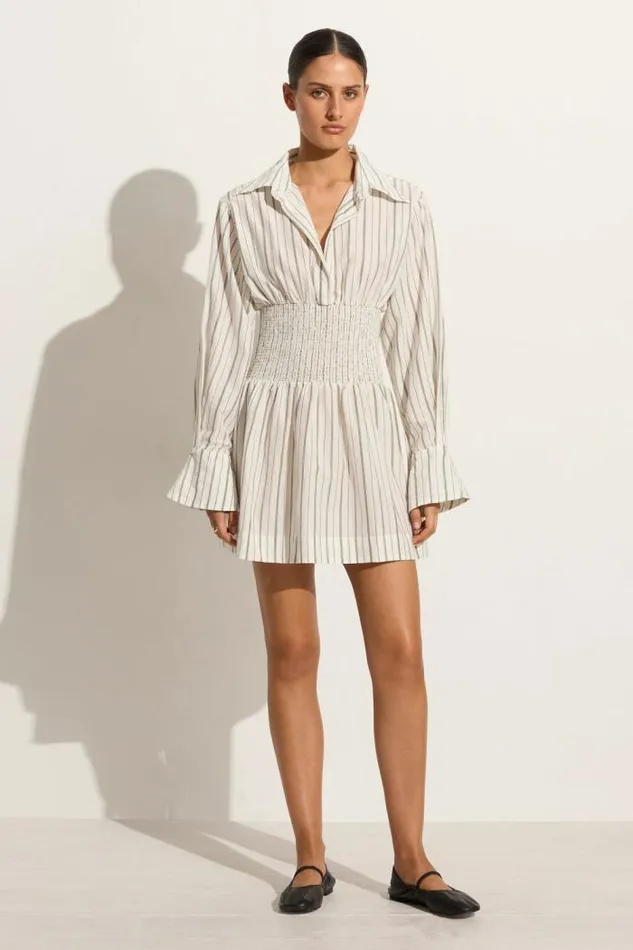 Women Faithfull The Brand Mini Dresses Vitinia Mini Dress Trieste Stripe