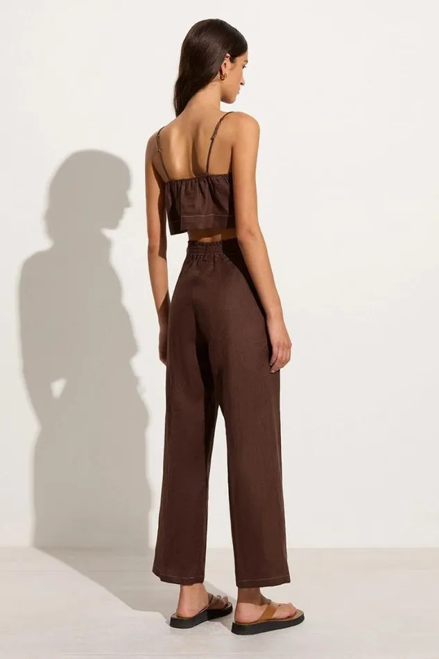 Women Faithfull The Brand Pants Ida Pant Cacao