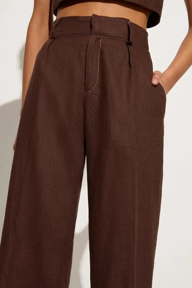 Women Faithfull The Brand Pants Ida Pant Cacao