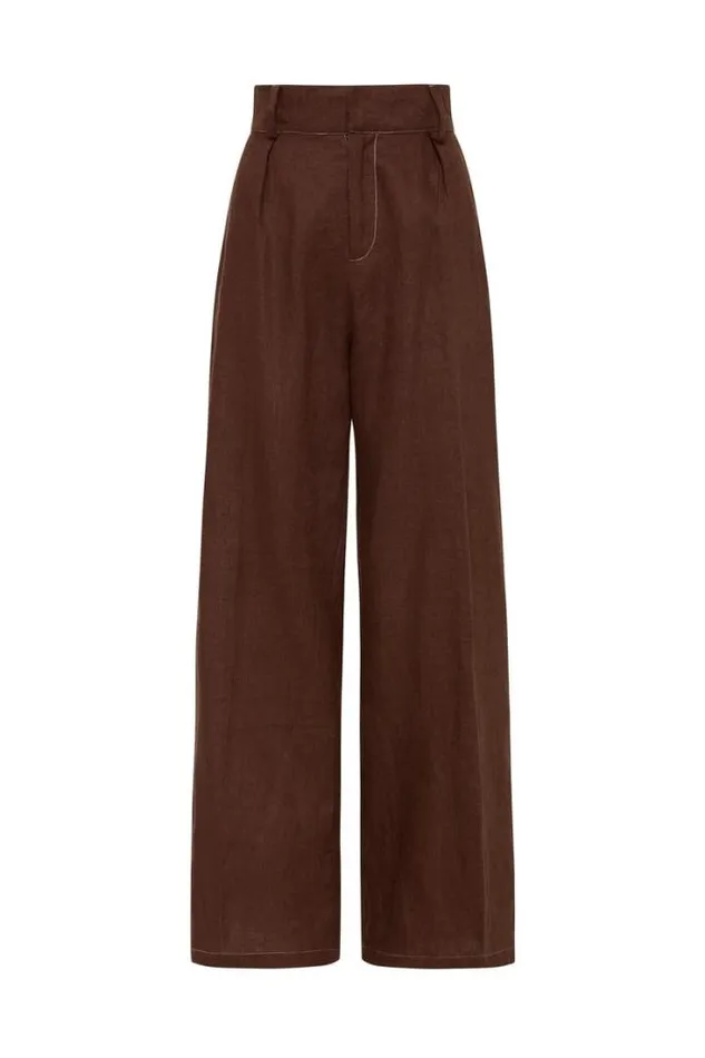 Women Faithfull The Brand Pants Ida Pant Cacao