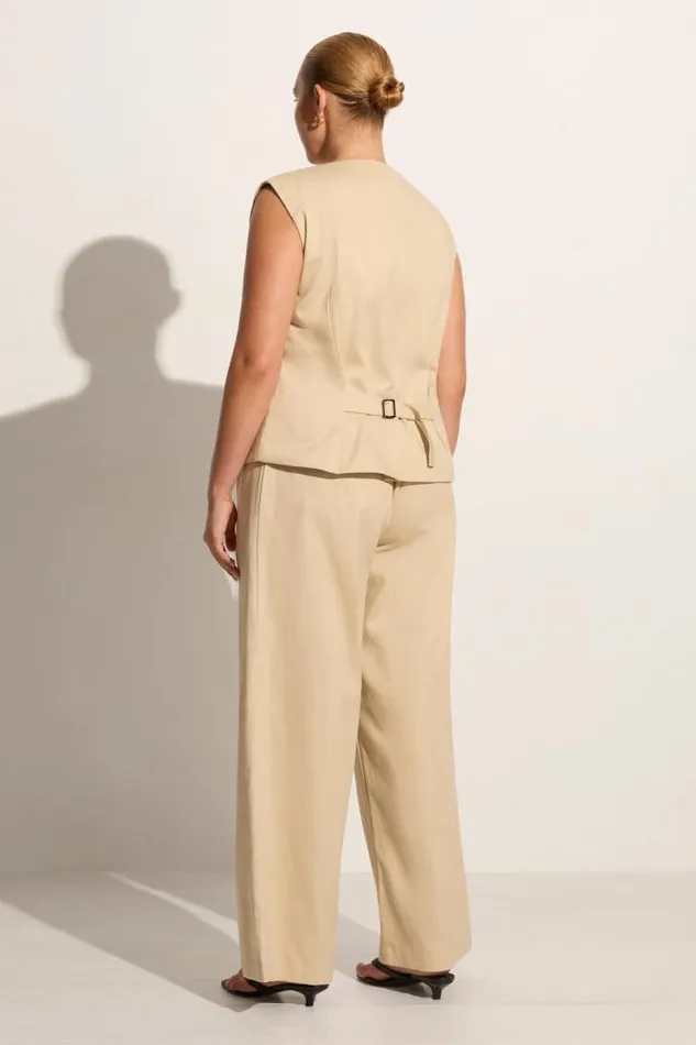 Women Faithfull The Brand Pants Udine Pant Bleached Sand