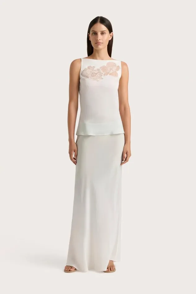 Women Faithfull The Brand Skirts and Shorts Biarritz Skirt Foam Ombre