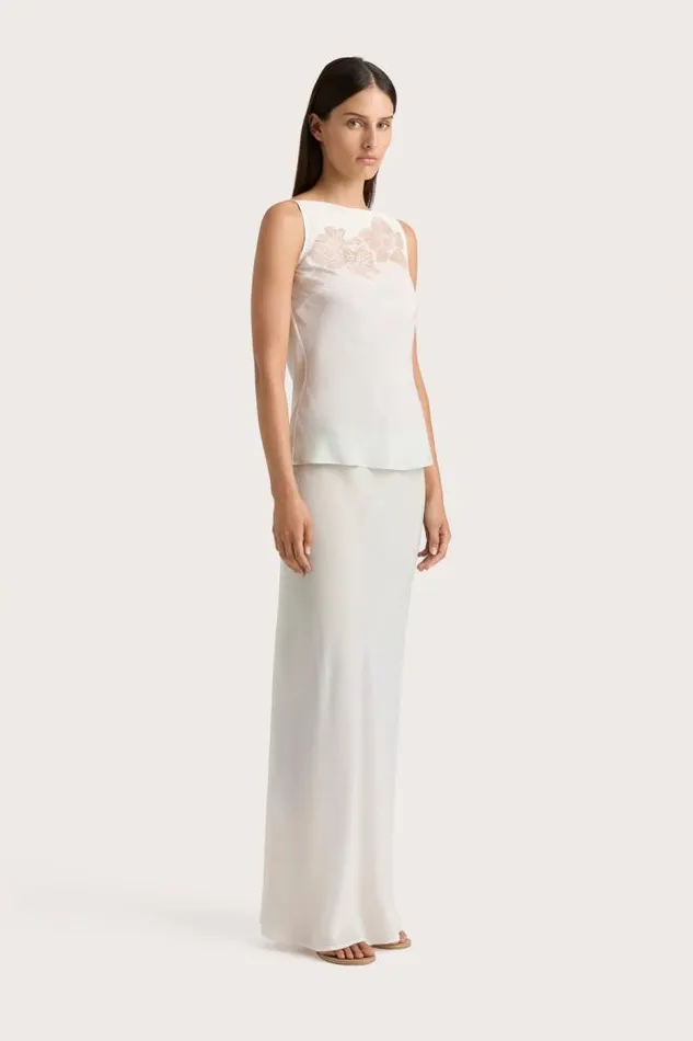 Women Faithfull The Brand Skirts and Shorts Biarritz Skirt Foam Ombre