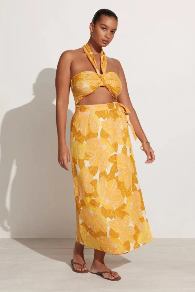 Women Faithfull The Brand Skirts and Shorts Casitas Wrap Skirt La Marieta Floral Print 8211 Final Sale Women Faithfull The Brand Skirts and Shorts Casitas Wrap Skirt La Marieta Floral Print 8211 Final Sale
